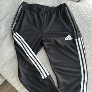 Men’s black adidas Aeroready track pants